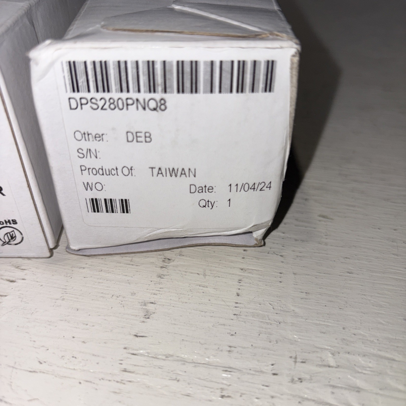 Numatics pressure sensor DPS280PNQ8. 12–24 VDC.