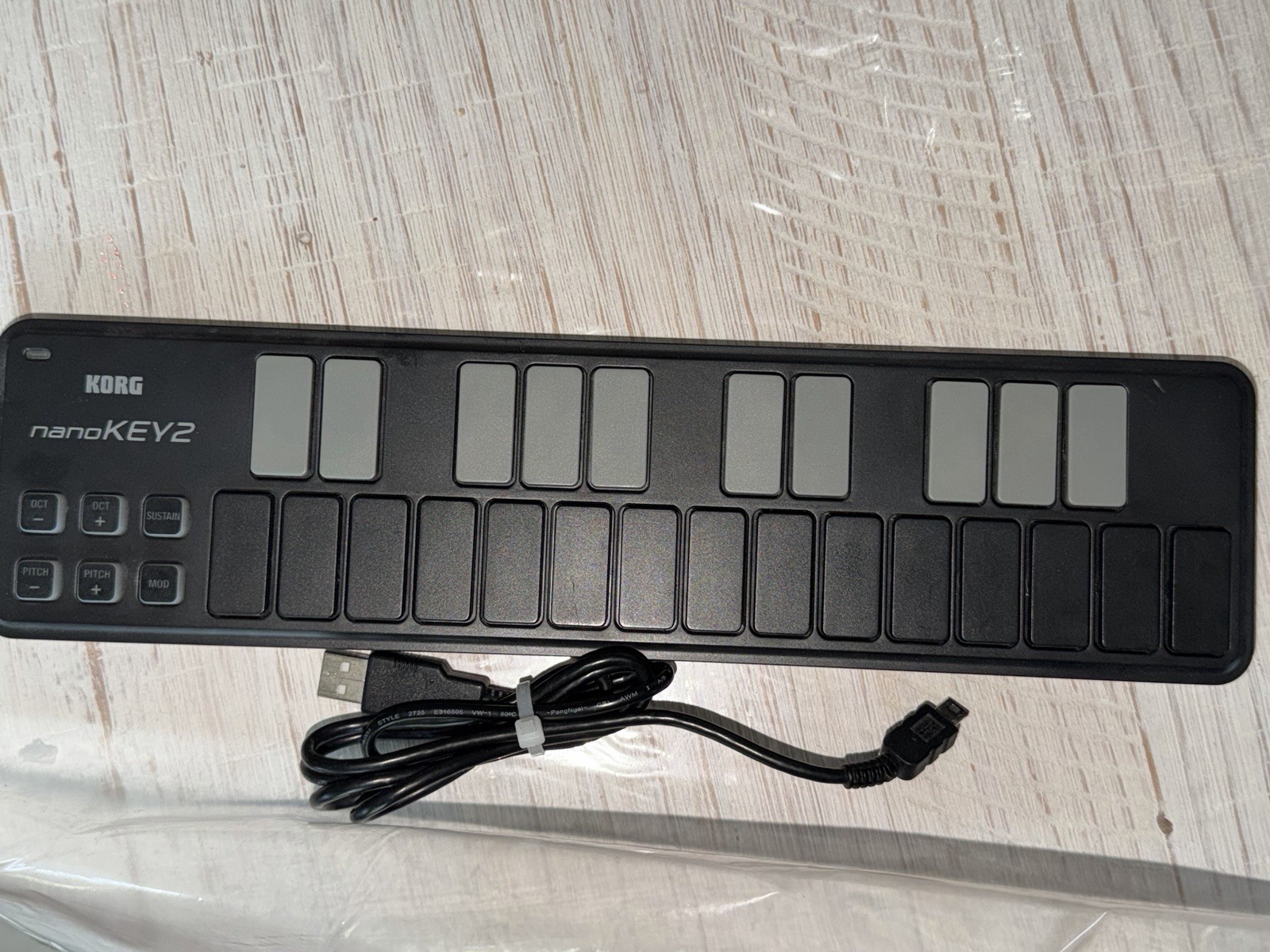 Korg NanoKey 2 Slim-Line USB Keyboard In Black Japan Import Controller Tested