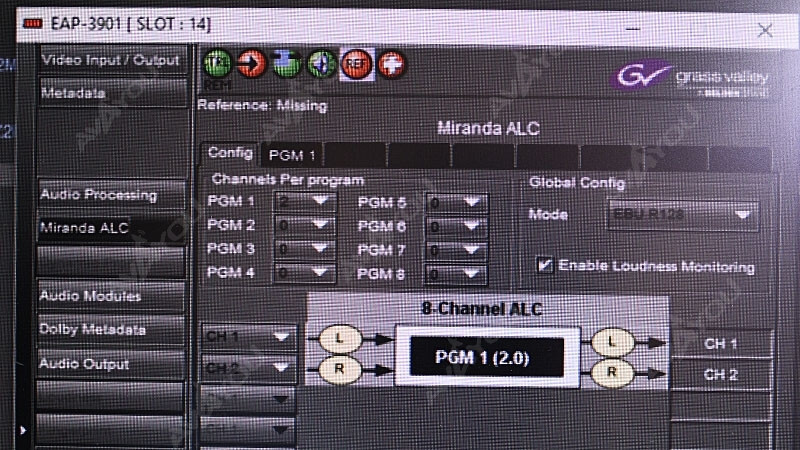 Miranda GV EAP-3901 +ALC-8 3G/HD/SD Audio Metadata Processor +3SRP-R Densite