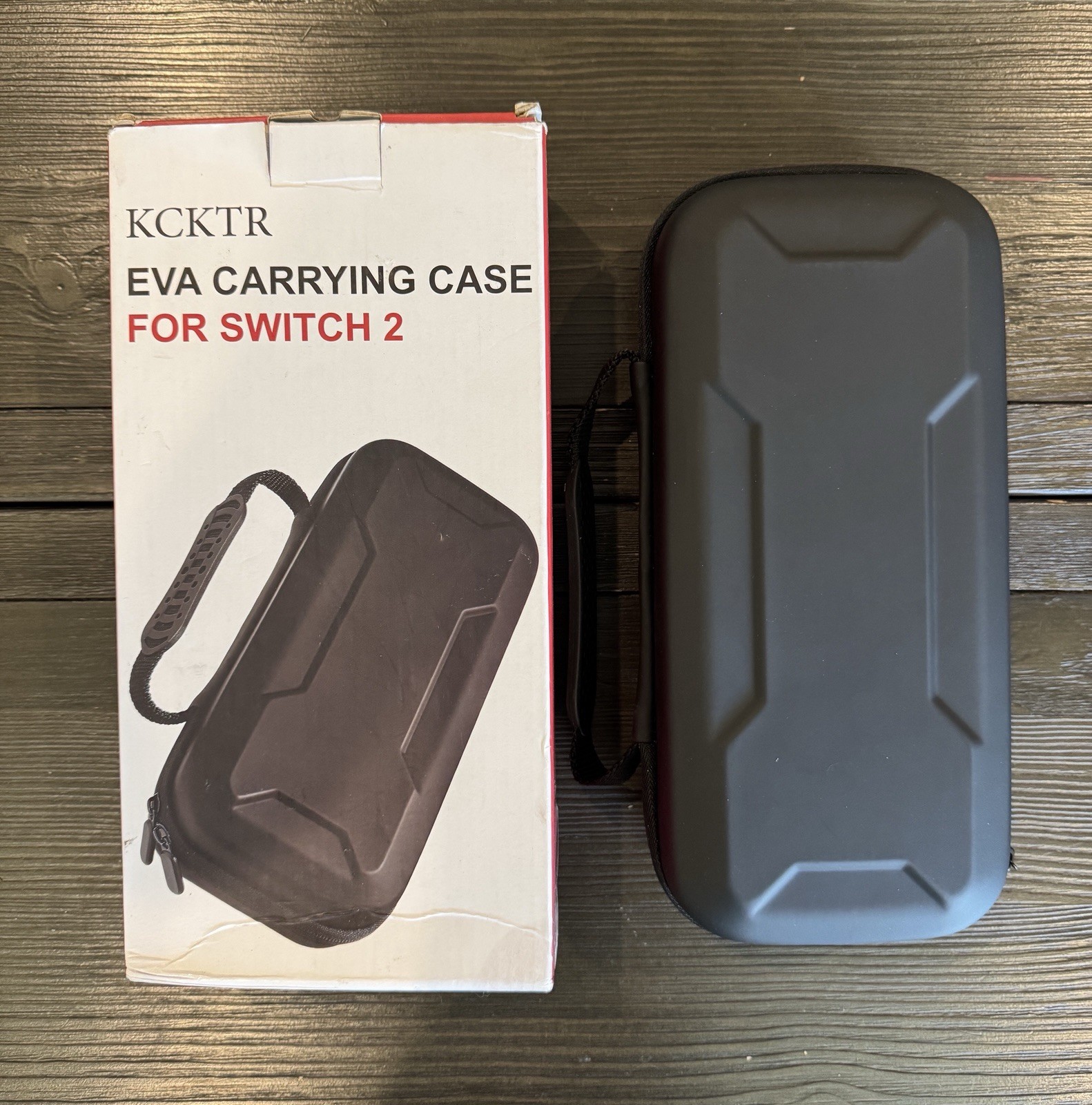 KCKTR Eva Hard She’ll Carrying Case for Nintendo Switch 2 Travel Bag Black