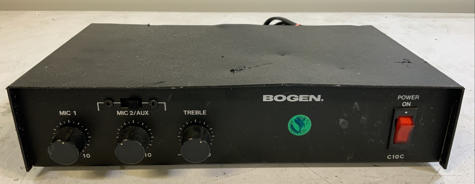 Bogen C10C PA Amplifier 10W Mixer NS-E1E