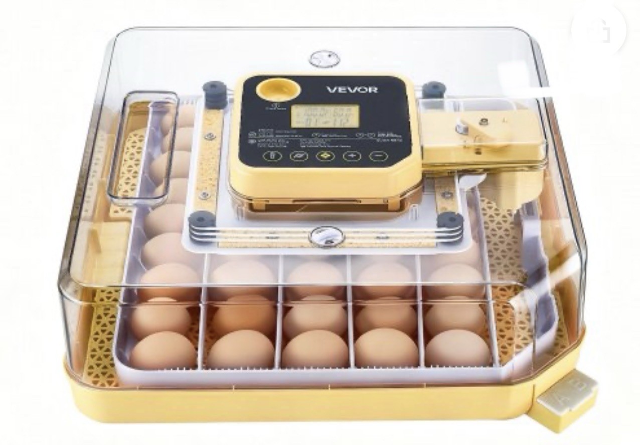 VEVOR 48 Egg Incubator|Auto Turning|Egg Candler Temp Display|Auto Humidity