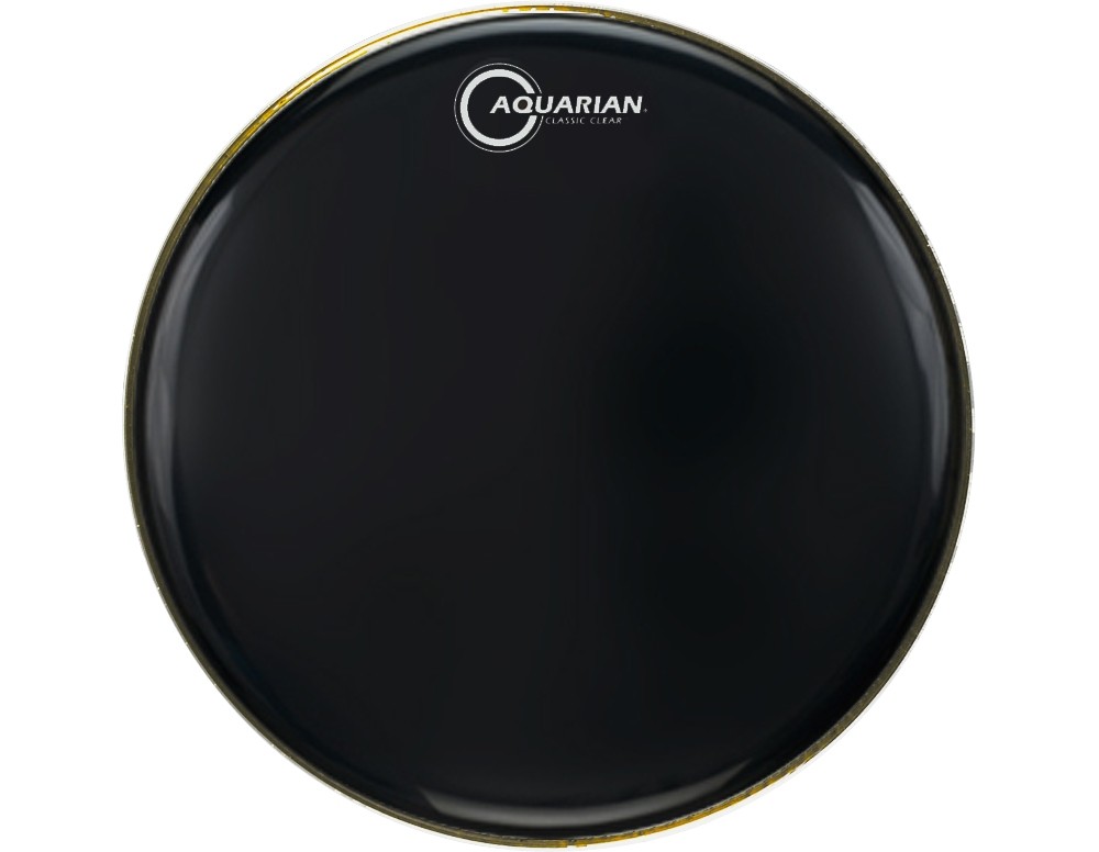 Aquarian Classic Clear Drumhead Black 10 in.