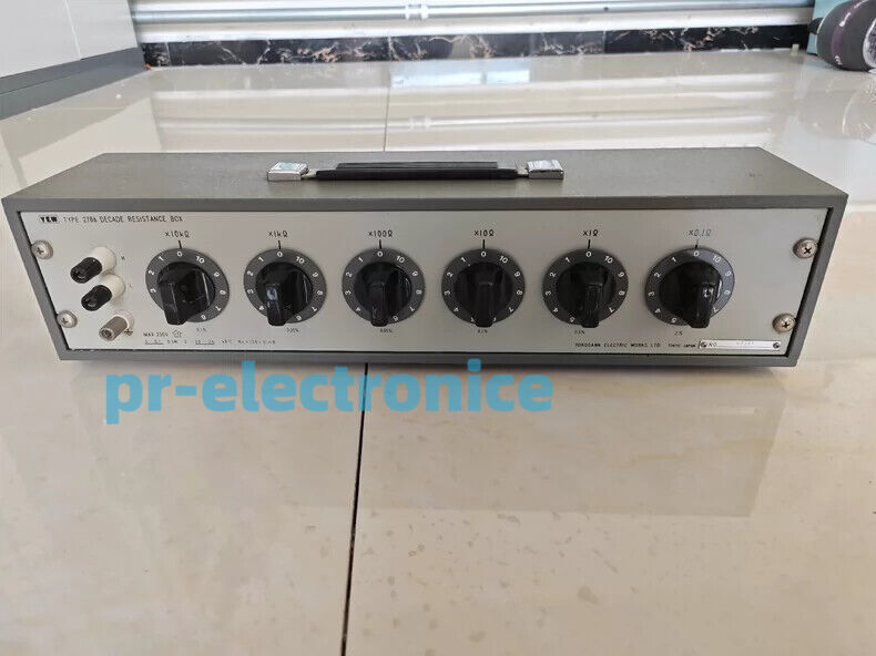 YOKOGAWA 2786 RESISTANCE DECADE BOX MAX:250V FORM 0.1 TO 1,111,110 OHMS USED-