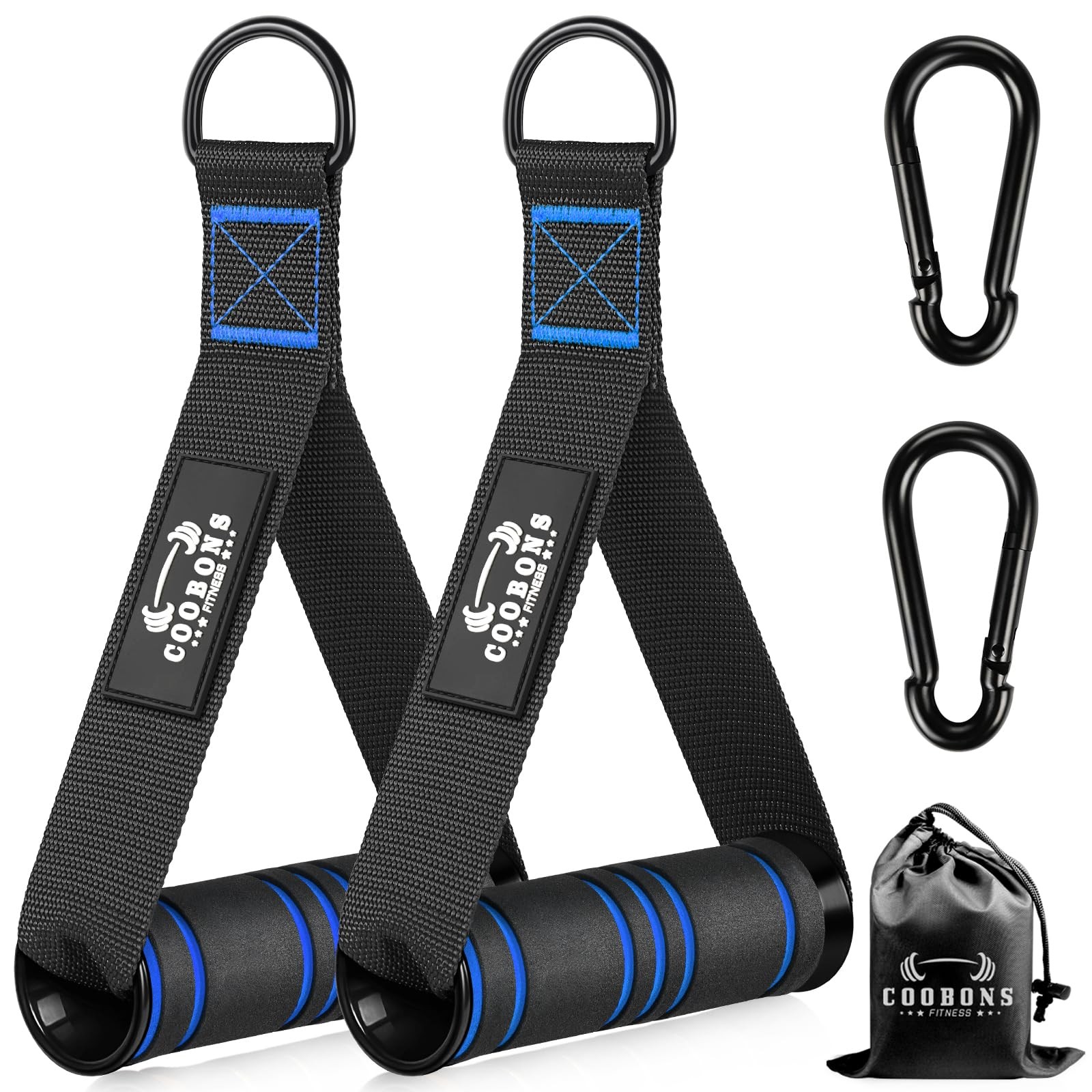 Heavy Duty Exercise Handles, Gym Cable Handles for Cable Machine Attachments,...