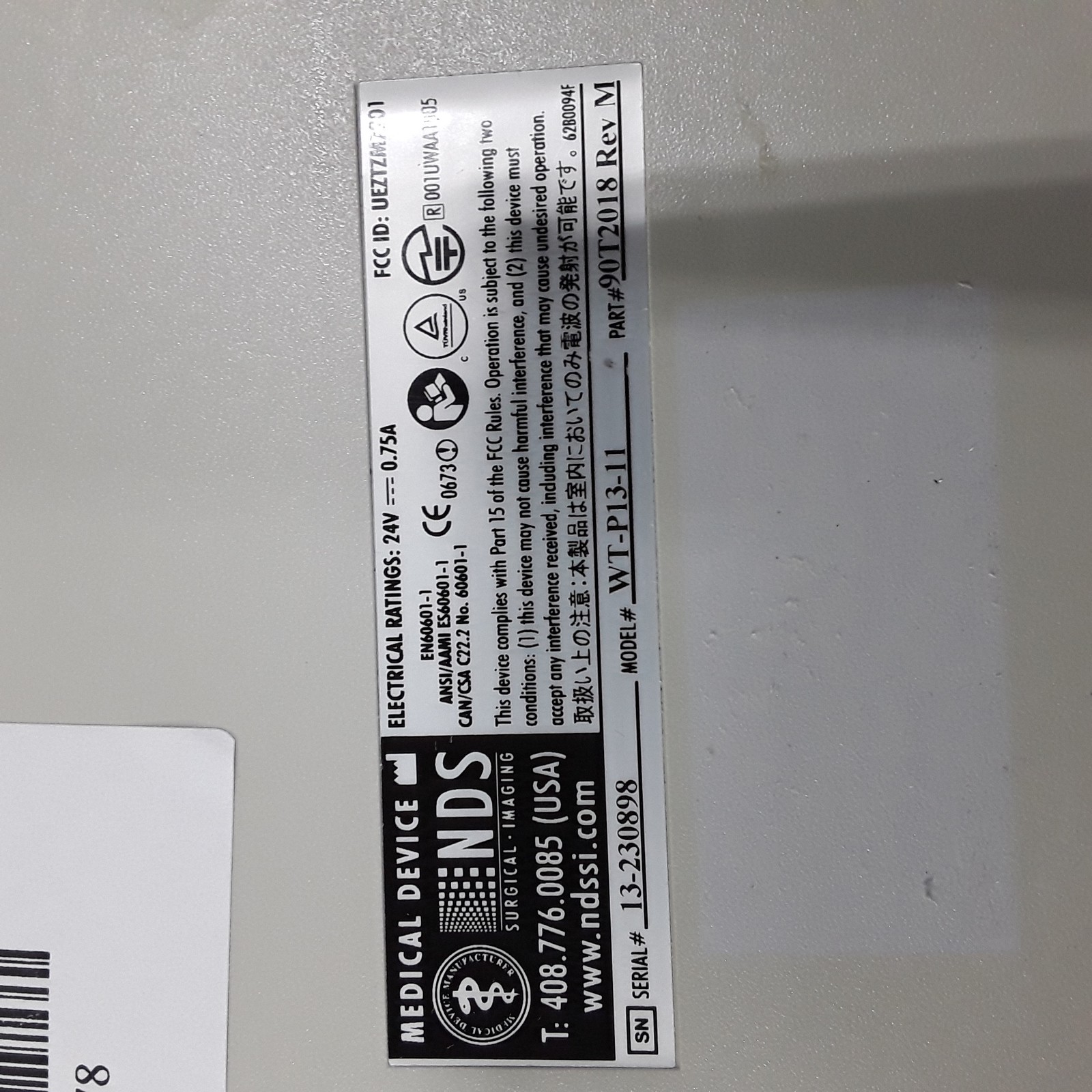Karl Storz WT-P13-11 ZeroWire Transmitter