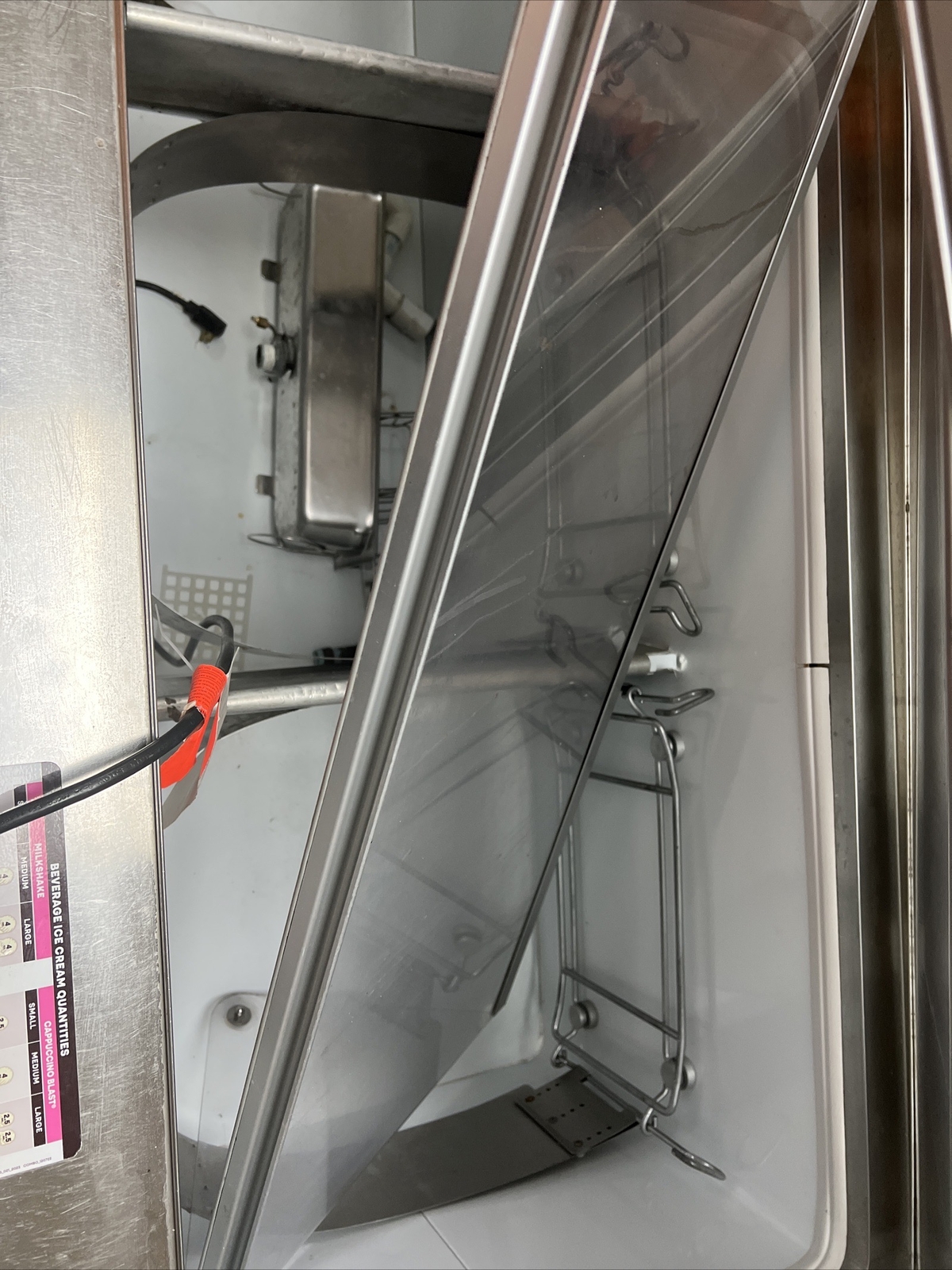 ice cream freezer display case