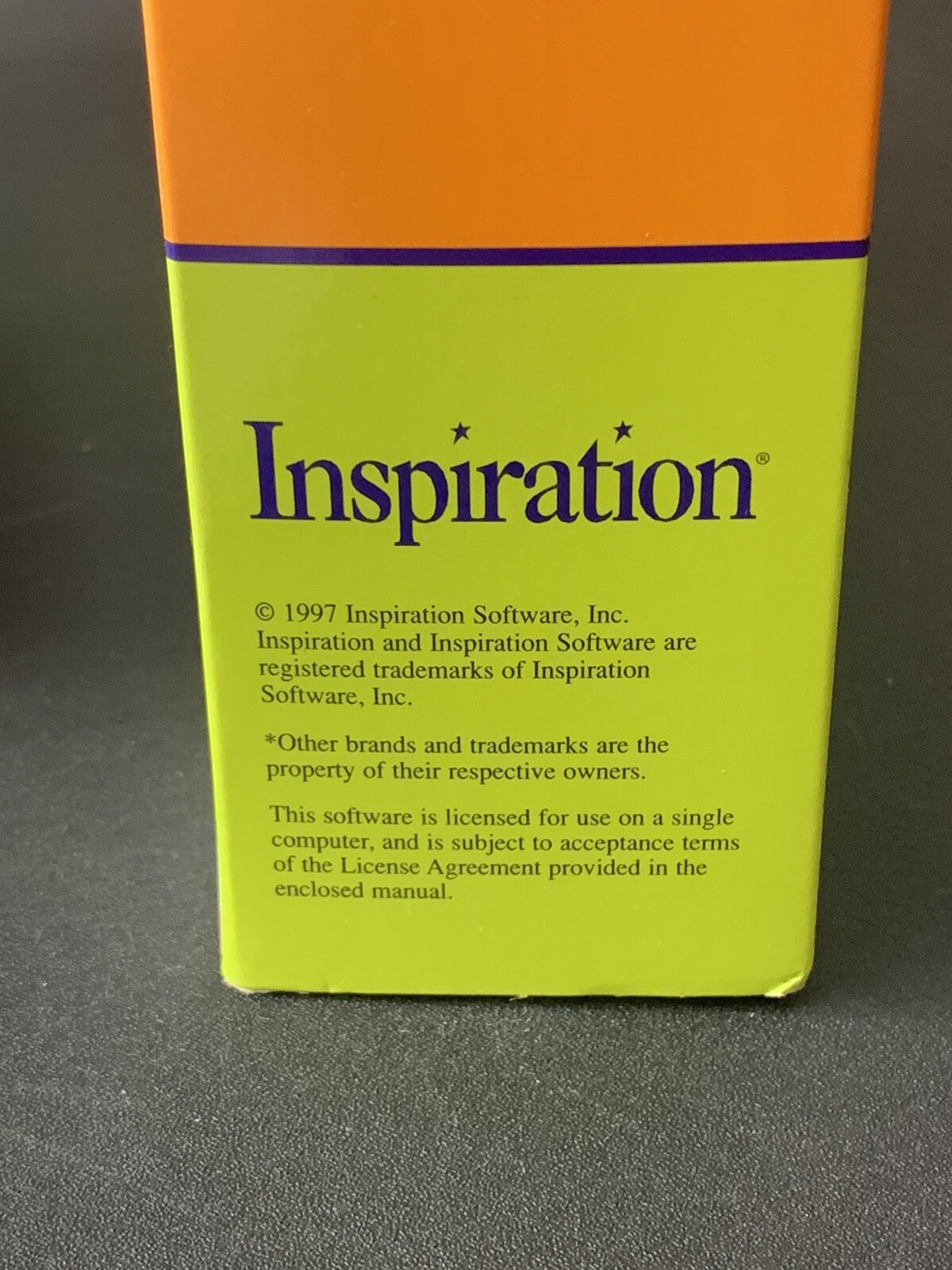 Inspiration Professional Edition Visual Thinking Tool MaC OS Version 5.0 1997