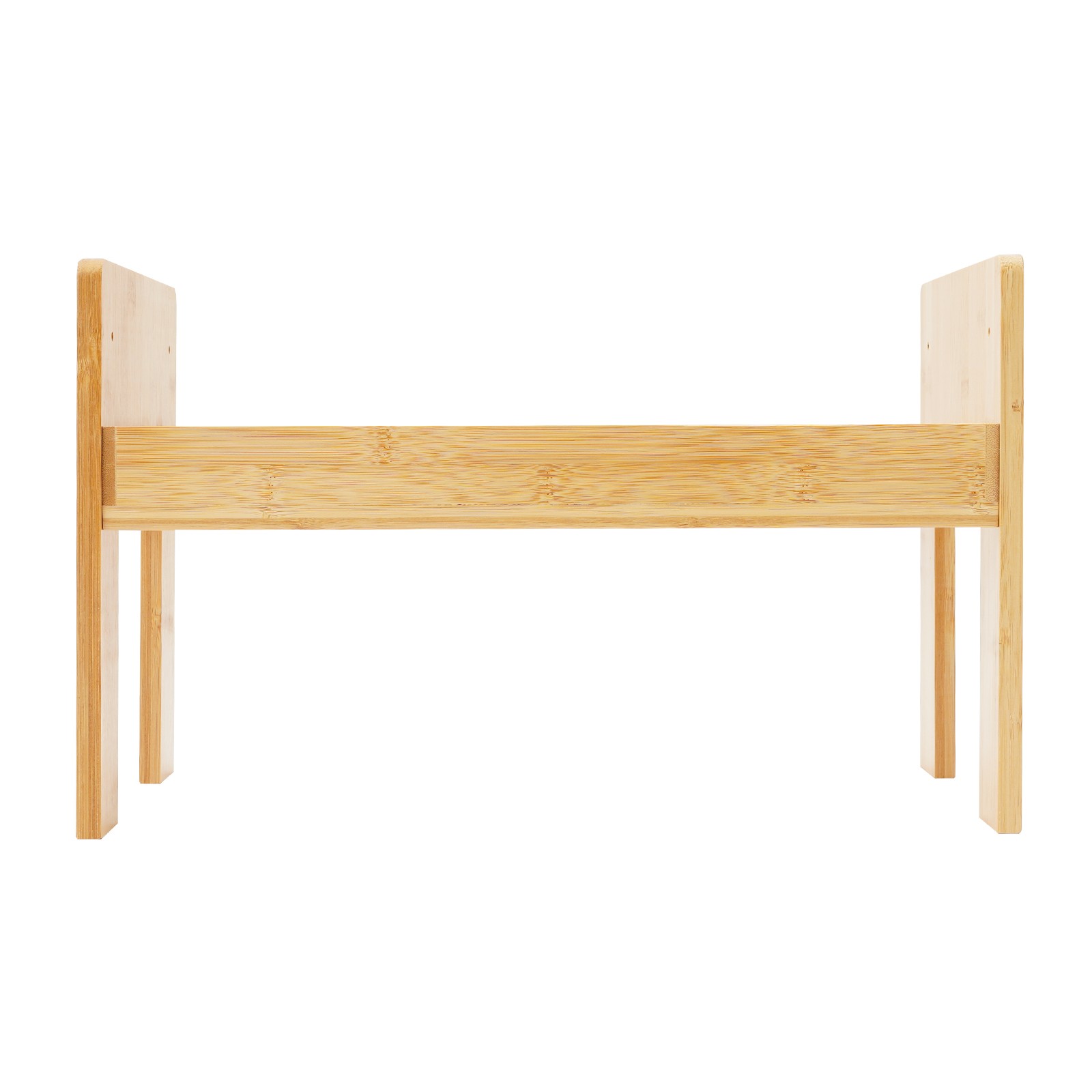 Adjustable Bamboo Toilet Stool Freestanding Rectangular Poop Stool 80kg Load