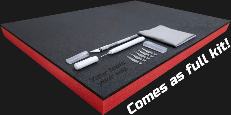 SKIL DARK shadow foam tool tray insert storage organizer toolbox tool kit set