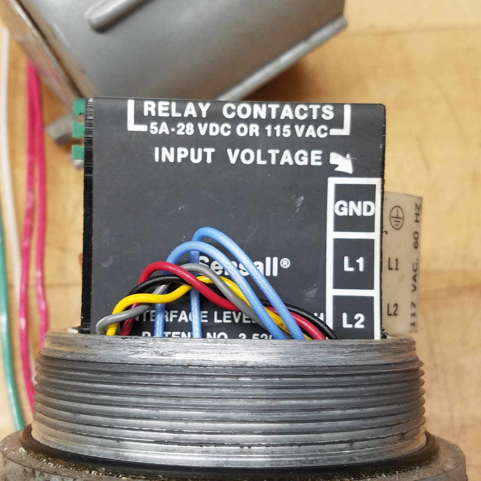 Rosemount RC307SS Level Switch, 117Vac Power - USED
