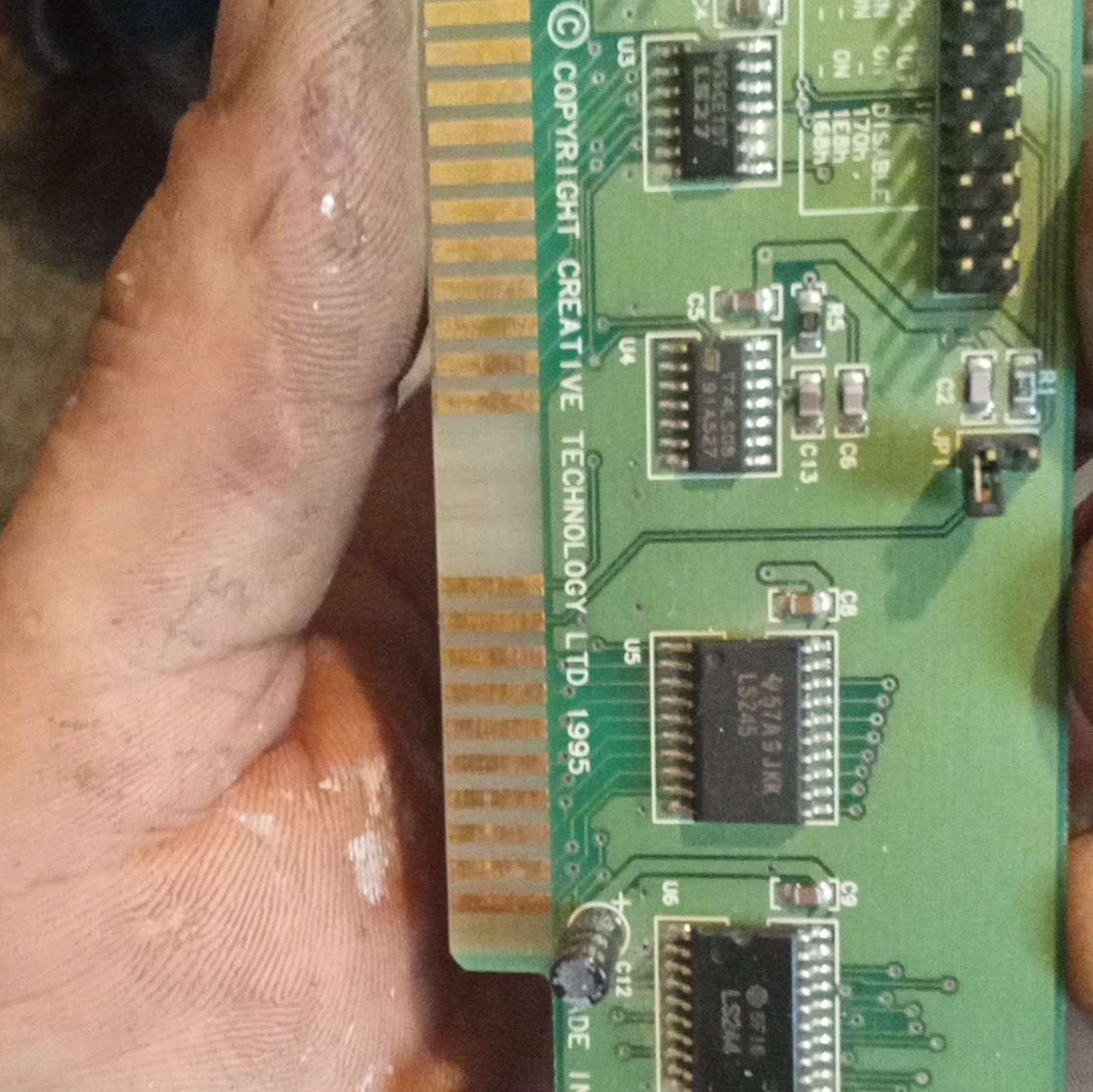 Creative Technology Ltd IDE100 16 BIT ISA IDE Controller Card Non-RAID 2 PORTS