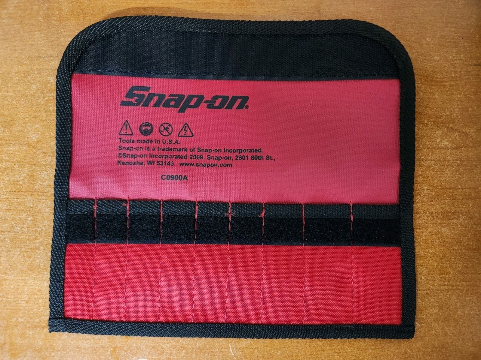 Snap On C0900A Nylon Pouch Only for 9 pc. Midget or Small Ignition Wrench Set