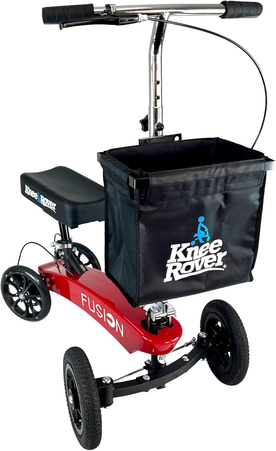 Kneerover Deluxe Knee Scooter Basket Accessory with Large Capacity - Knee Rover
