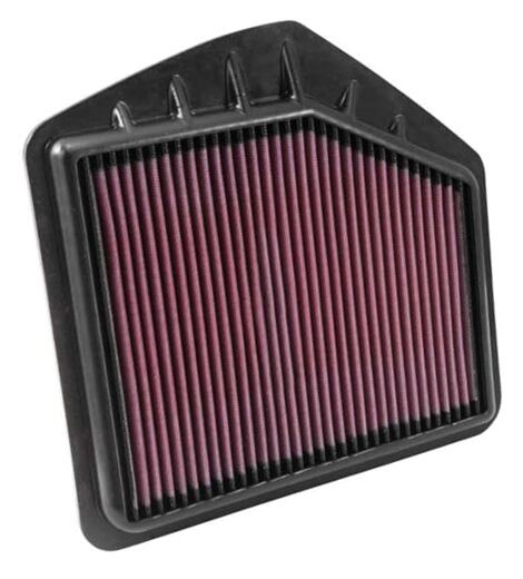 Engine Air Filter: Reusable, Clean Every 75,000 Miles, Washable, Premium,