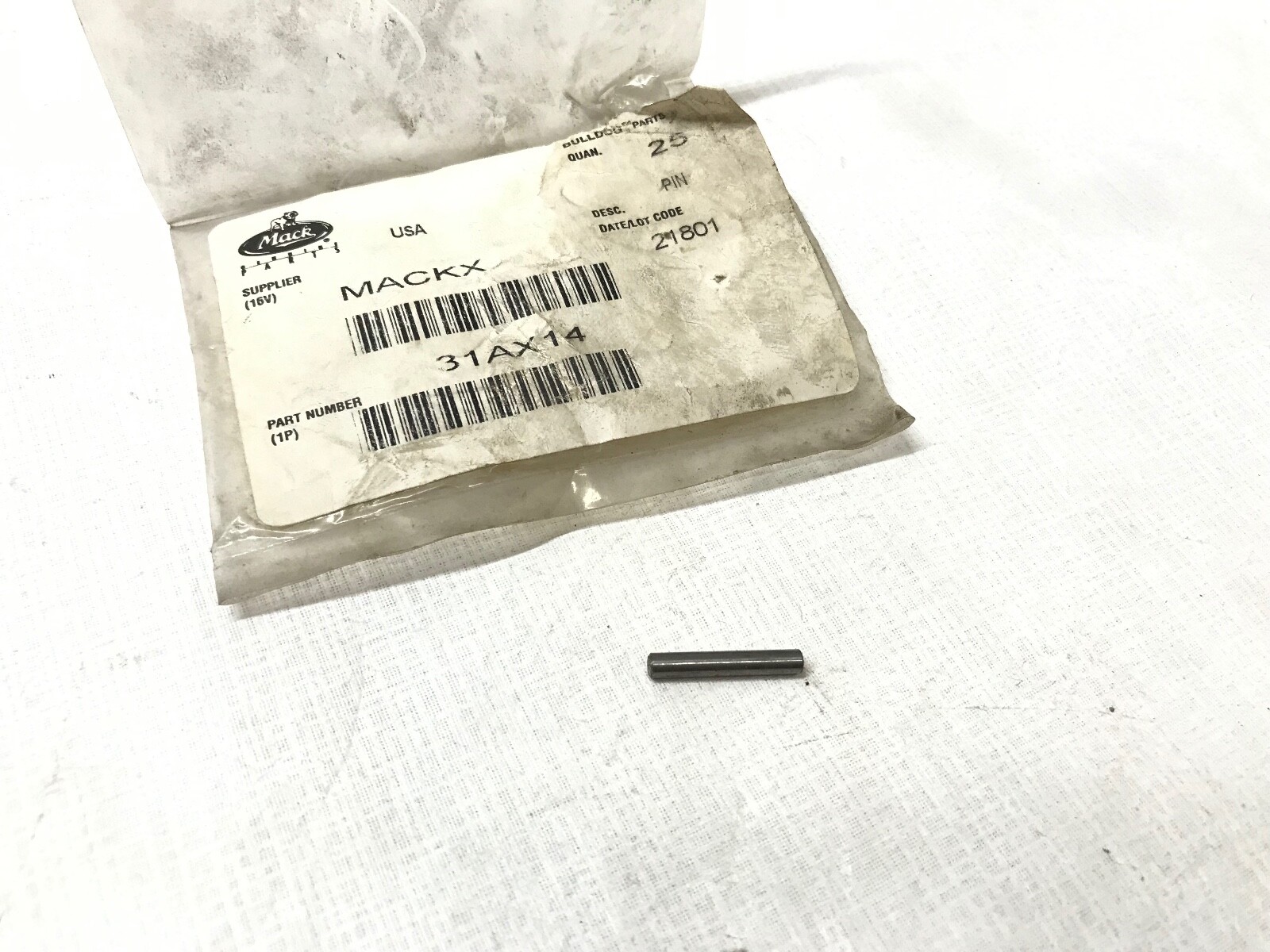 Handle Interior Pin (Dm,R,&U)  OEM MACK # 31AX14,FPN-5132 55QS29309A 51QS21
