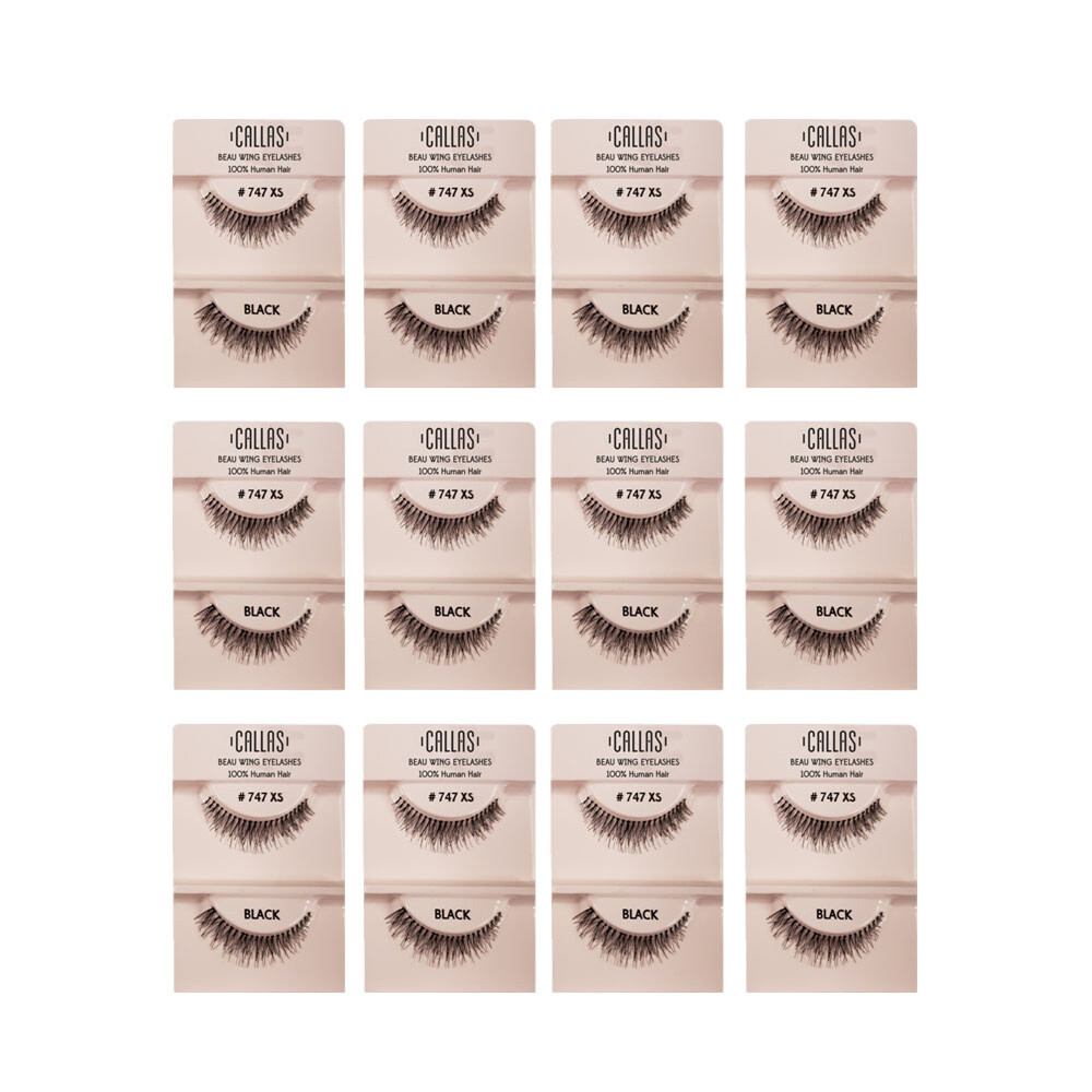 Callas Beau Wing Eyelashes #747XS 1pair x 12sets