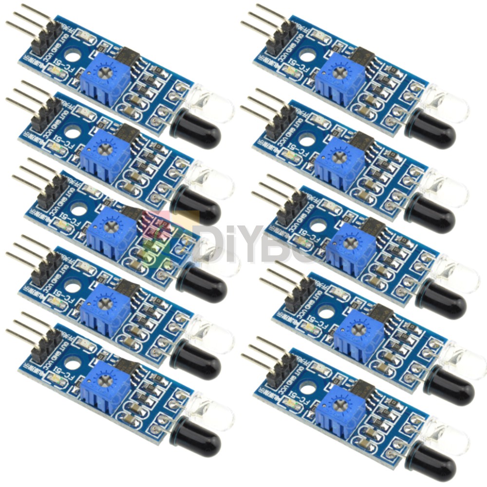 10Pcs Infrared Obstacle Avoidance Sensor Module For Arduino Smart Car Robot