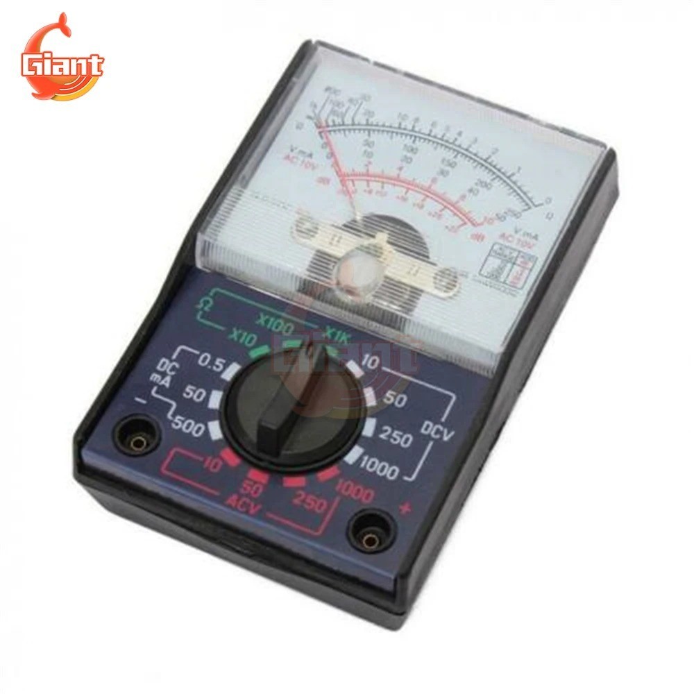 MF-110A AC/DC Analog Multimeter Needle Pointer Type Universal Voltmeter Ammeter