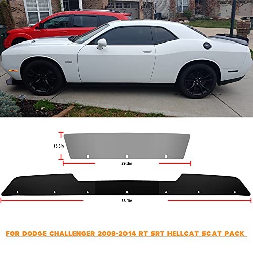 Rear Wickerbill Spoiler for Dodge Challenger 2008-2014 SRT RT Hellcat Scat