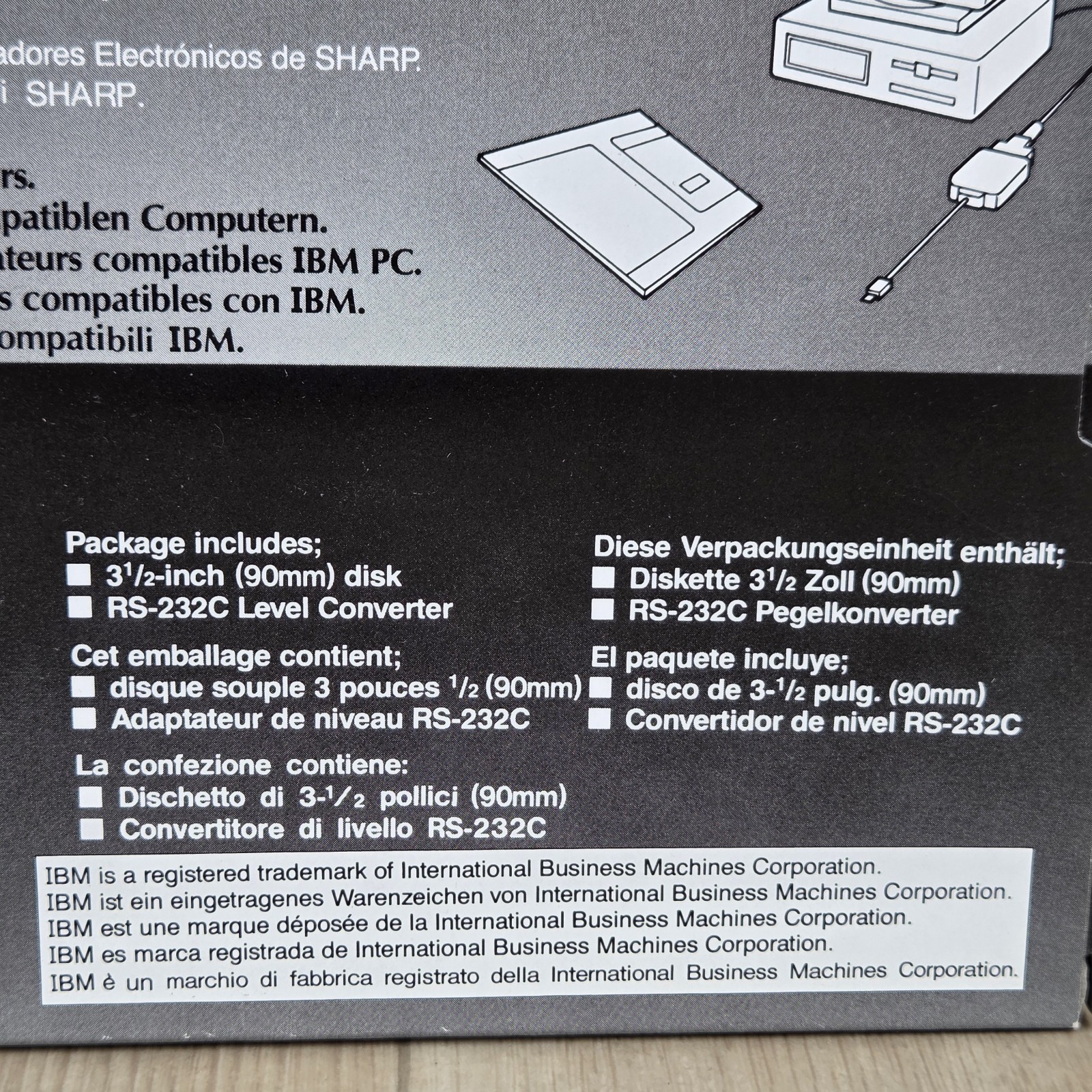 VTG Sharp Electronic Organizer Link CE-390 PC Interface Software for IBM & SHARP