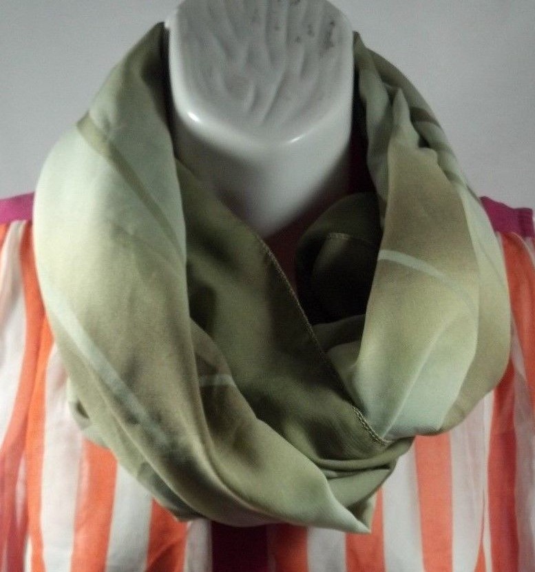 Women's Beige and Brown Scarf