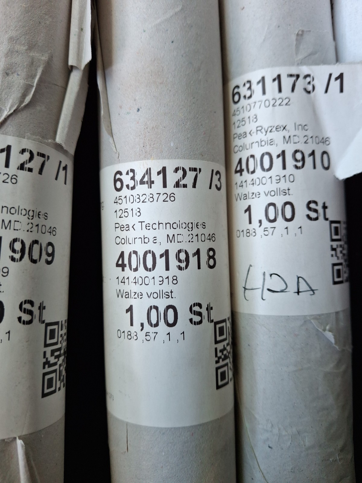 NEW MBM 352F/S Folder 4 Roller Set