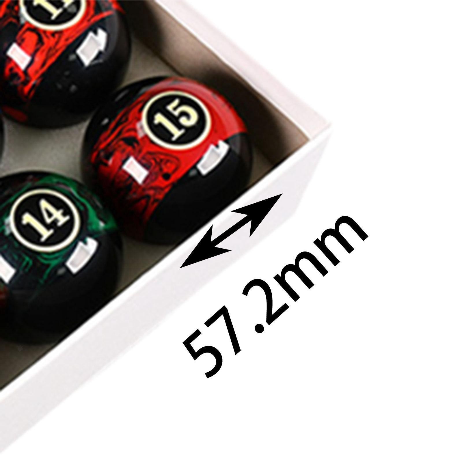 16x Billiard Balls, Pool Table Balls, Complete Set