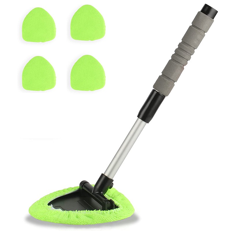 Auto Windshield Cleaning Tool Extendable Car Window Cleaner Brush Glass Wiper