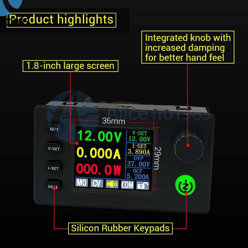 1.8in SK150C CNC Buck-Boost DC Adjustable Voltage Regulator Power Supply Module