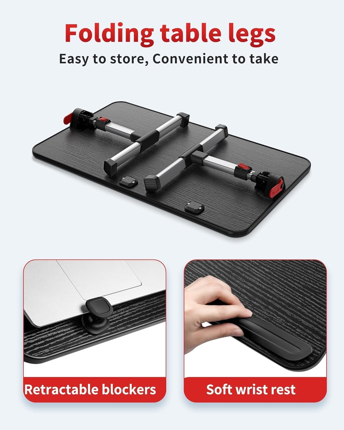 Multifunctional Laptop Table - Portable & Stable Design