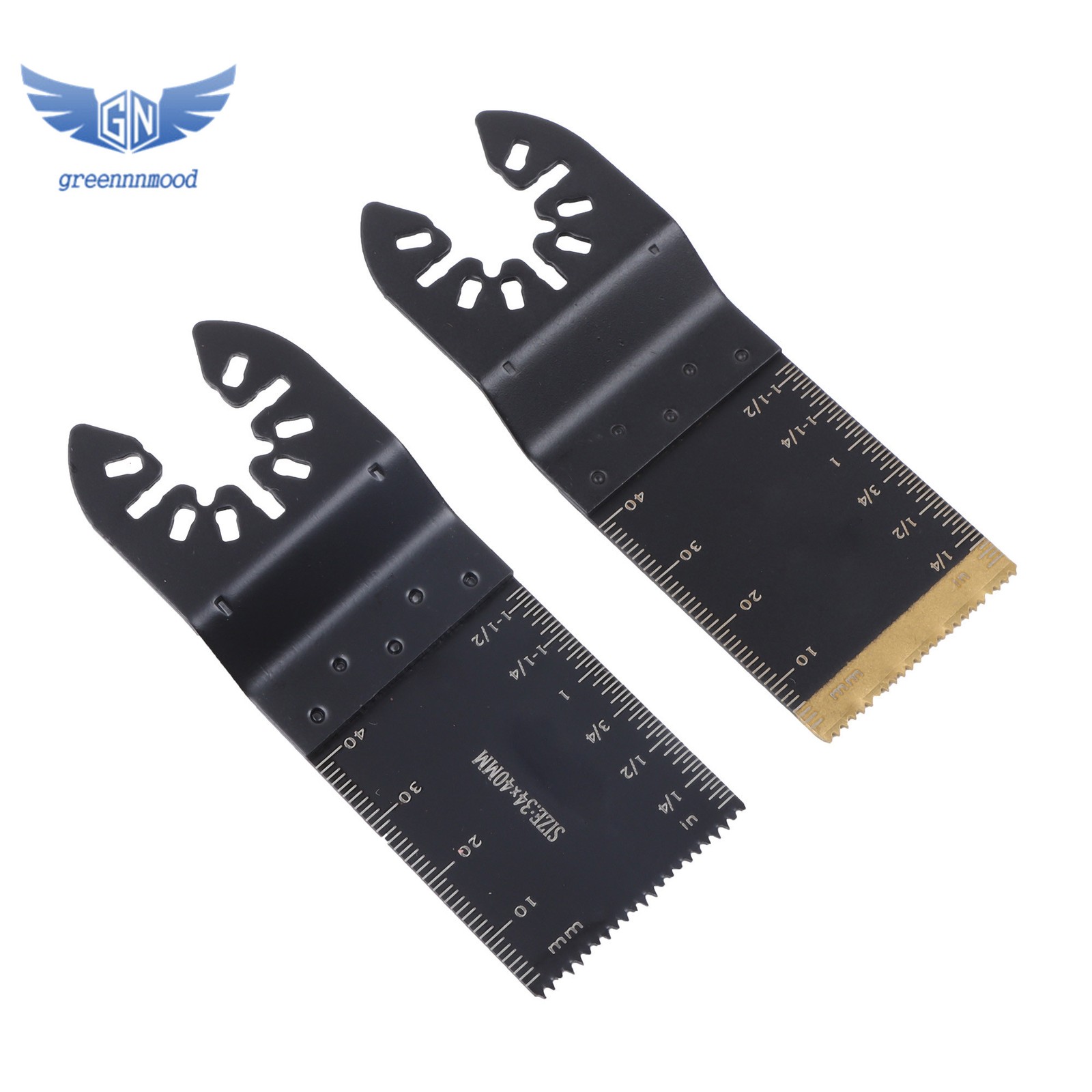 110 PCS Multitool Blades Oscillating Tool Blade Universal Titanium Saw Blades