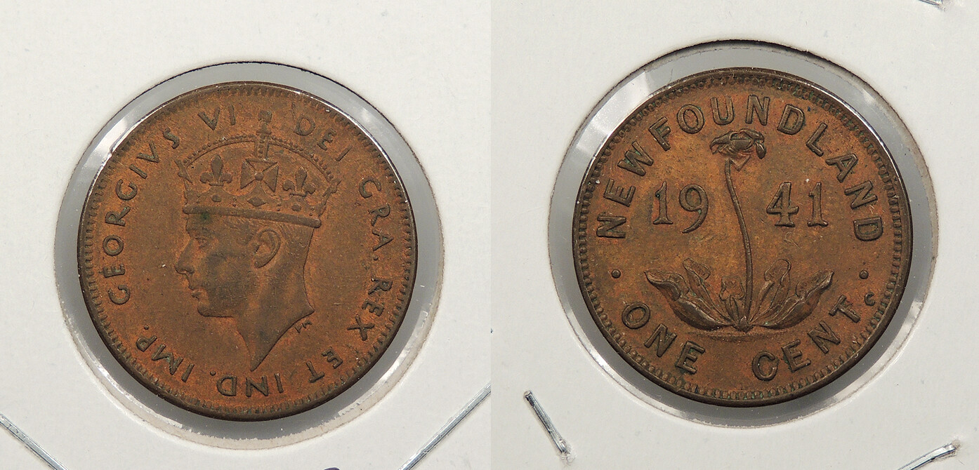 CANADA Newfoundland 1941-C Cent George VI #WC93417