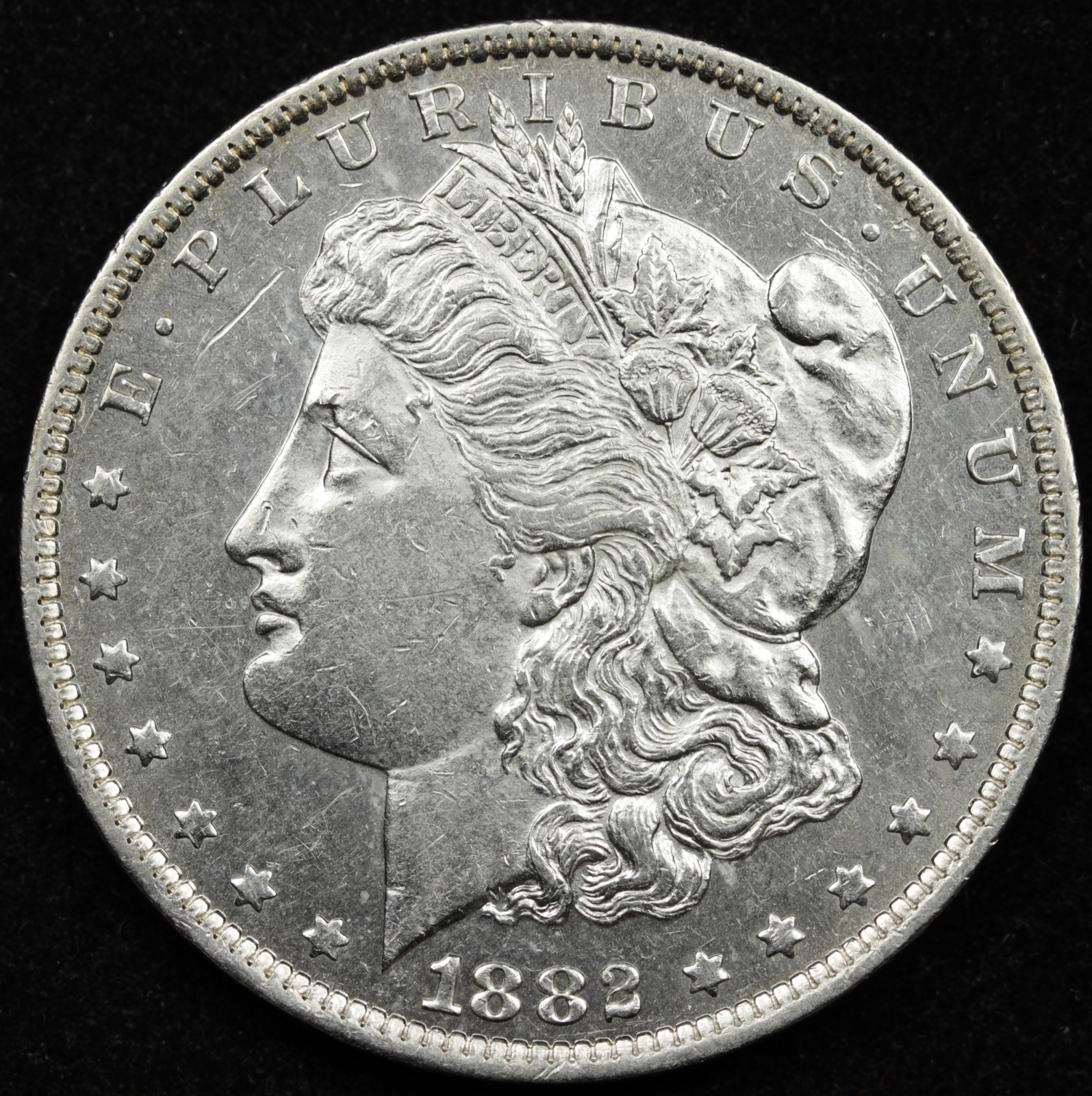1882-o Morgan Silver Dollar.  B.U.*  (Inventory F)