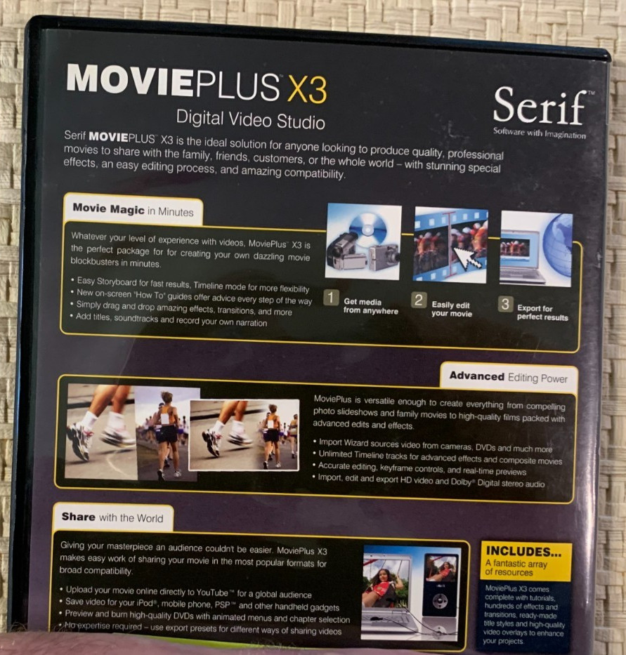 SOFTWARE-MOVIEPLUS X3 - DIGITAL VIDEO STUDIO-NEW