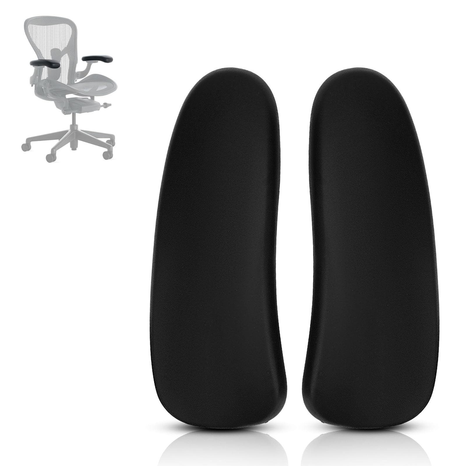 Chair Armrest Arm Pads Caps for Herman Miller Classic Aeron Chair - Office Ch...