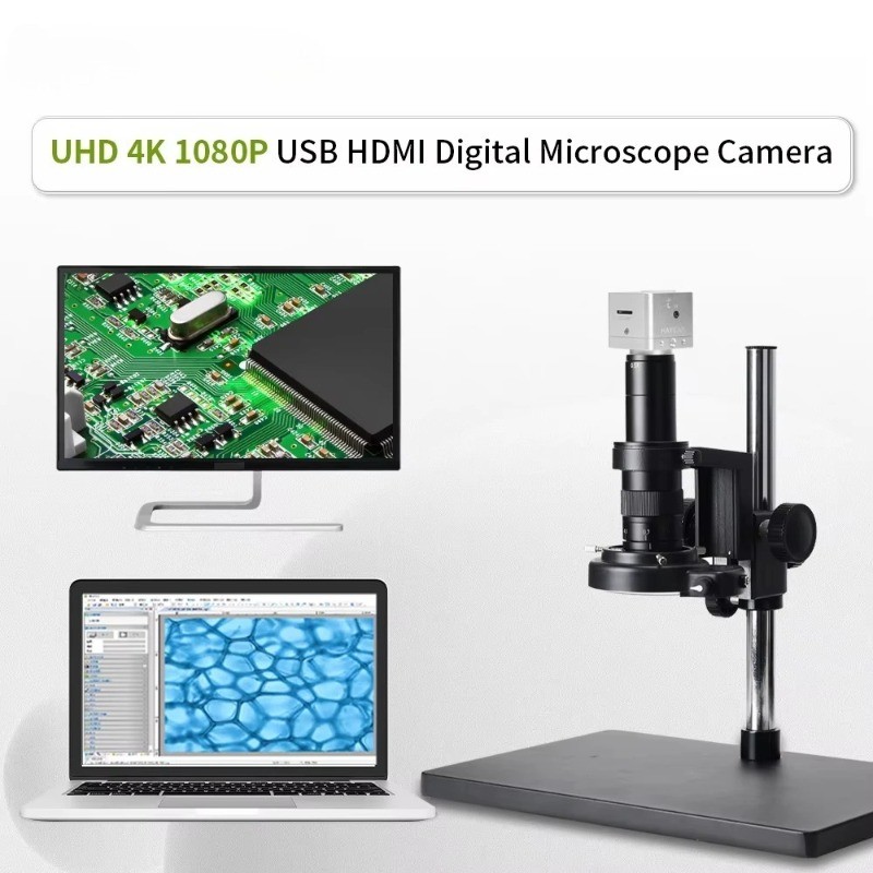 4K UHD USB HDMI Digital Microscope Eyepiece Camera 41MP Electronic Camera