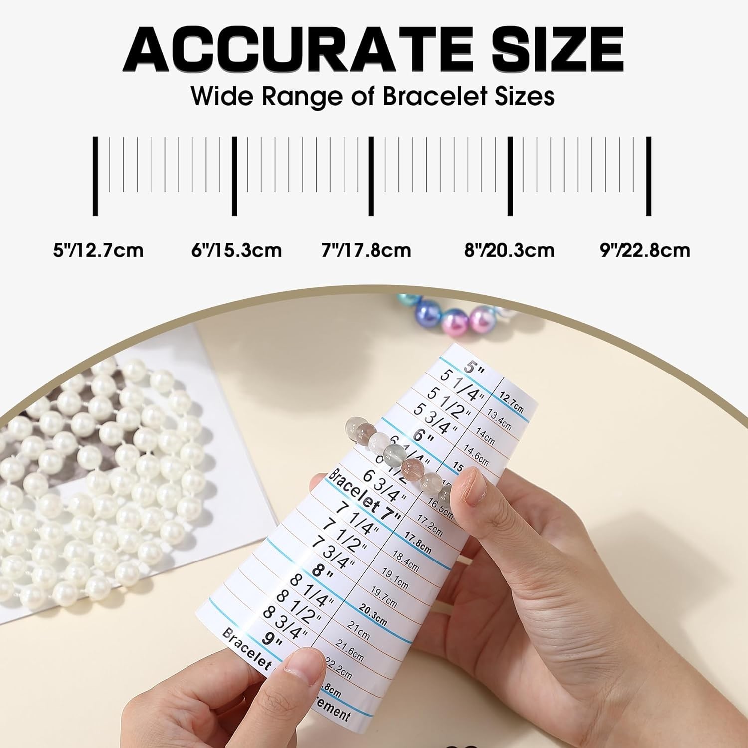 Bracelet Sizer Mandrel Measuring Tool for Jewelry Making Adjustable 5 9 Inch