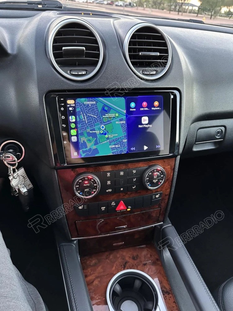 For Mercedes-Benz ML350 GL450 Car Radio Stereo Android 15.0 CarPlay GPS Navi 64G