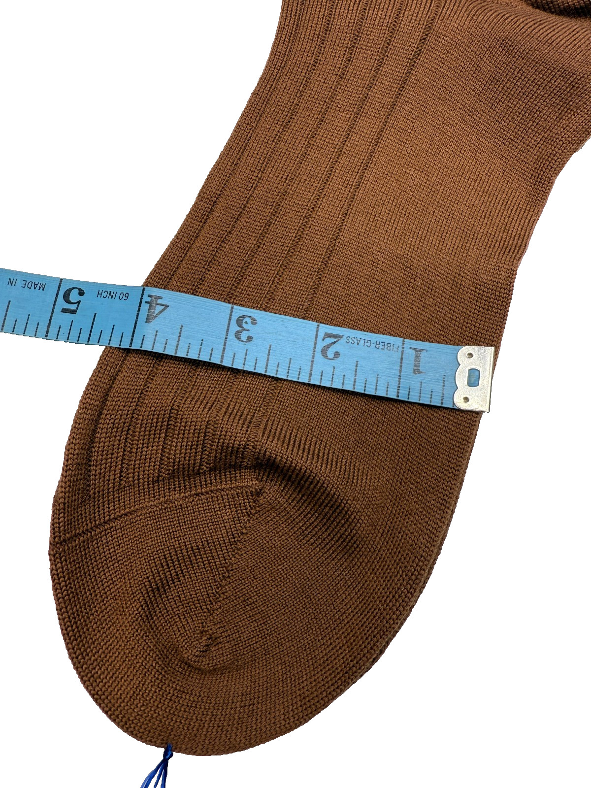 Bresciani 1970/ Alexander Joelle Italian Luxury 100% Lana Wool Mens Socks NWT