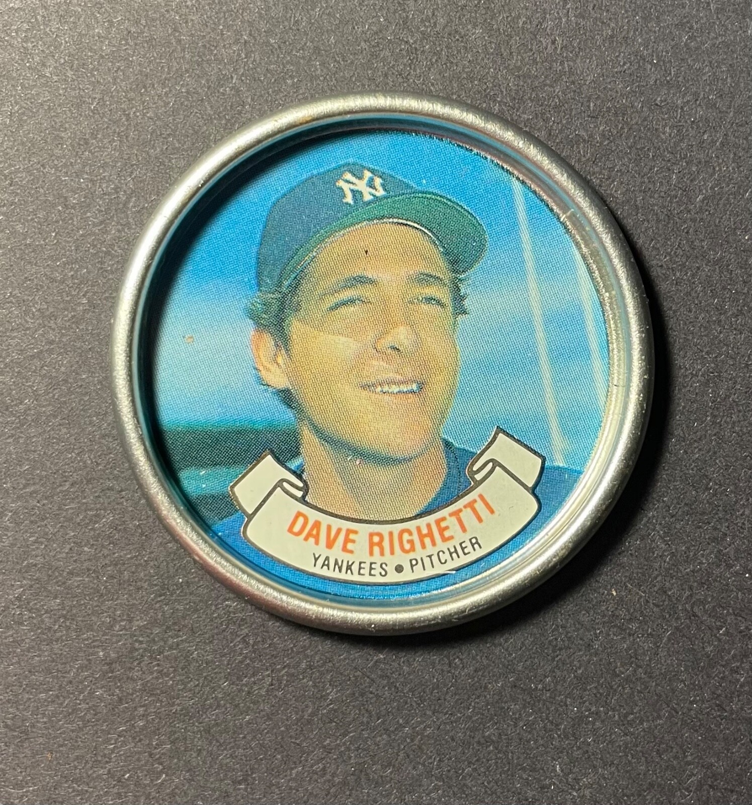 1987 Topps Dave Righetti Yankees Pitcher Baseball Coin Toppers