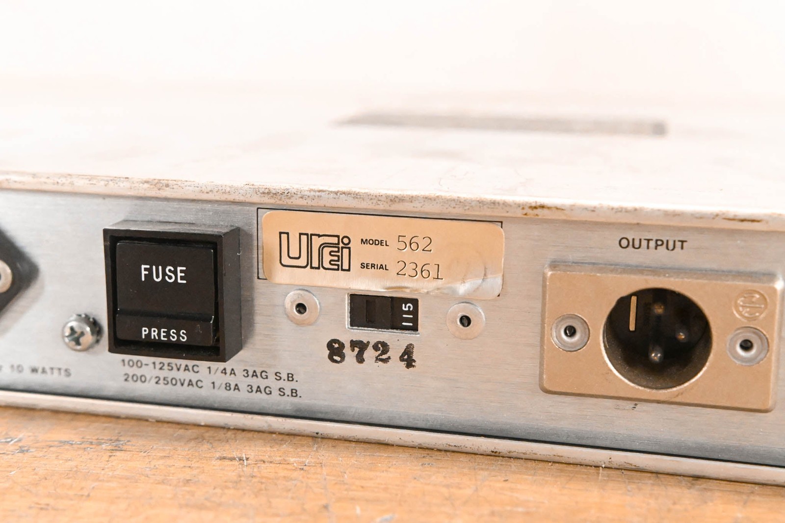UREI Model 562 Feedback Supressor CG01VYD