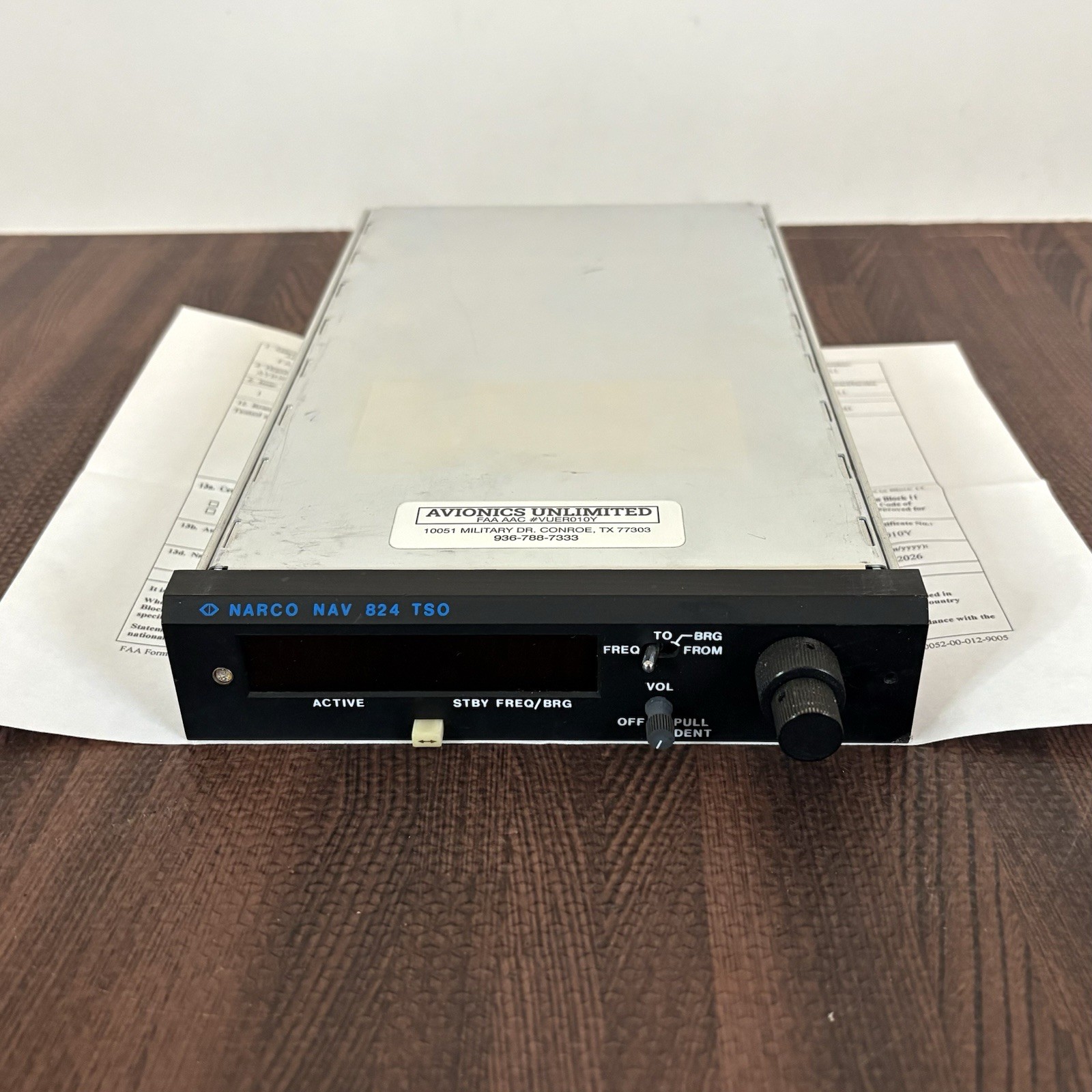 NARCO Nav 824 With New 8130