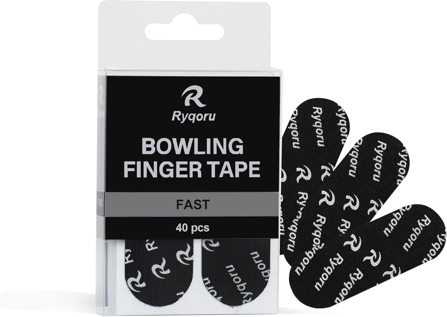 40 PCS Bowling Thumb & Finger Tape, Fast Release Pre-Cut Insert Tape for Thumb H