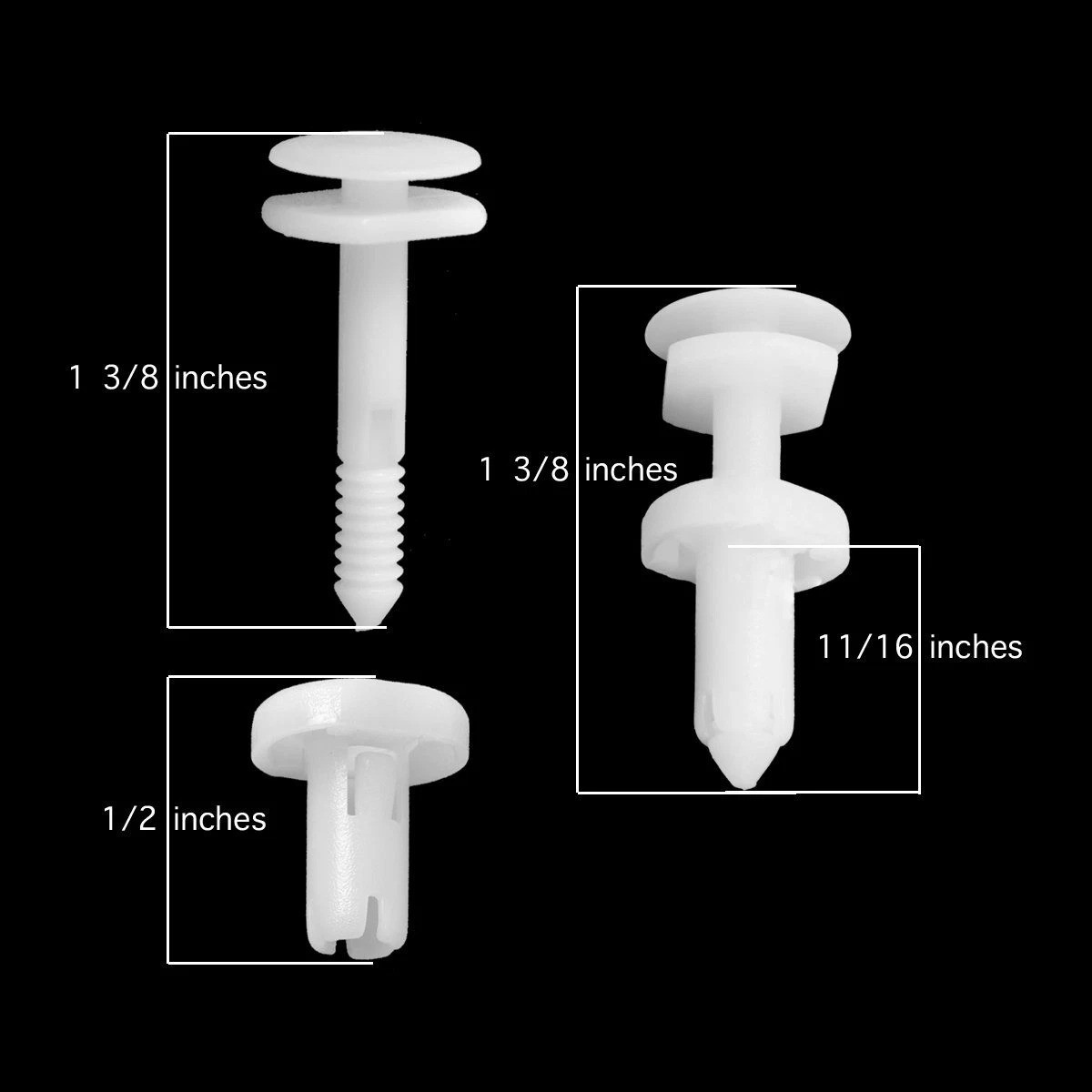 50 Pcs Car Door Panel Retainer Clips Replacement for GM 15960325