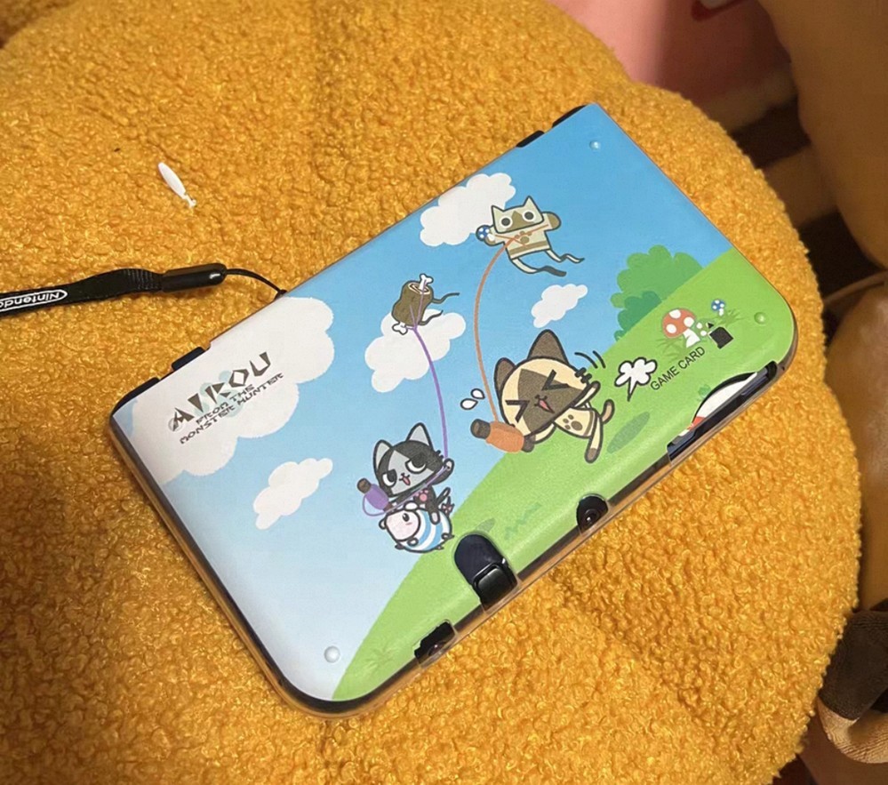 Nintendo series Protective Case Monster Hunter Airou Cat Cartoon Design shell