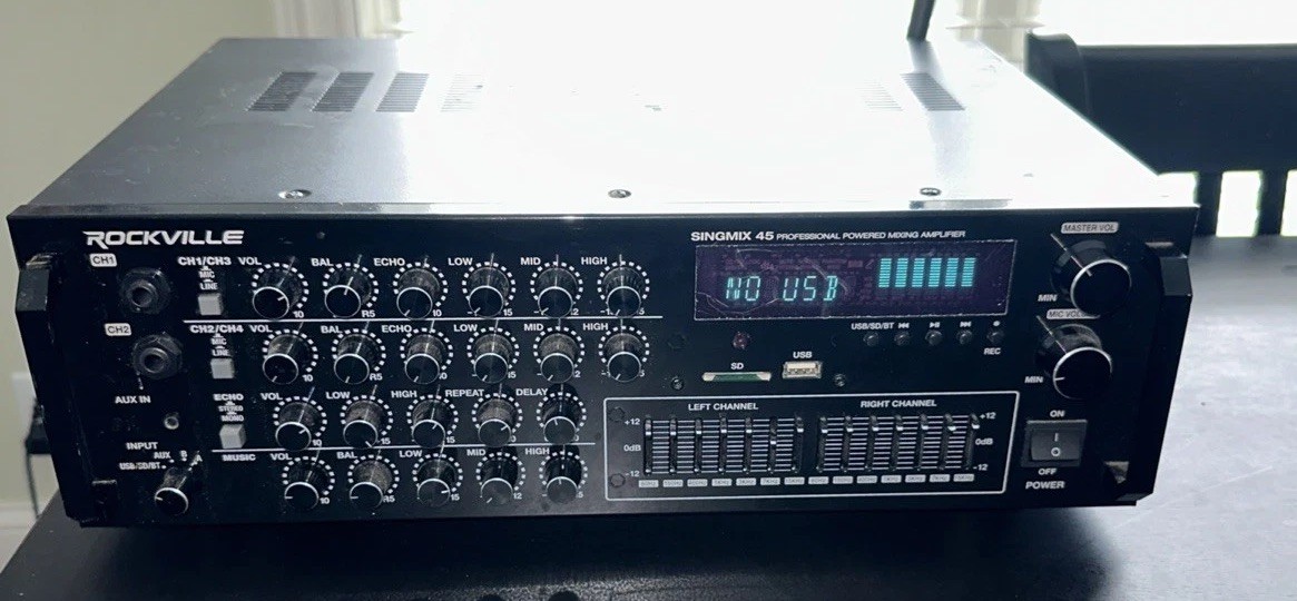 Rockville SingMix 45, Powered Mixer Amplifier