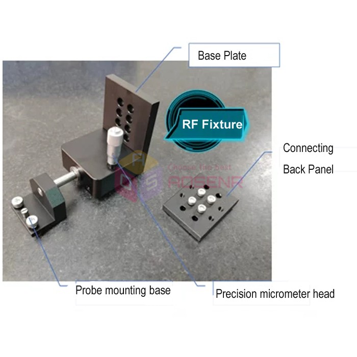 3D Adjustment Positioner with Swing Arm Probe Clamp RF Fixture