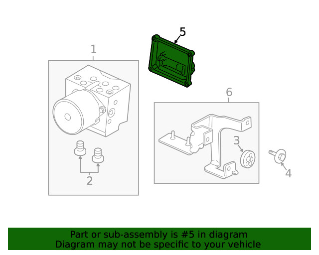 Genuine GM Trailer Brake Control Module Assembly 20791897