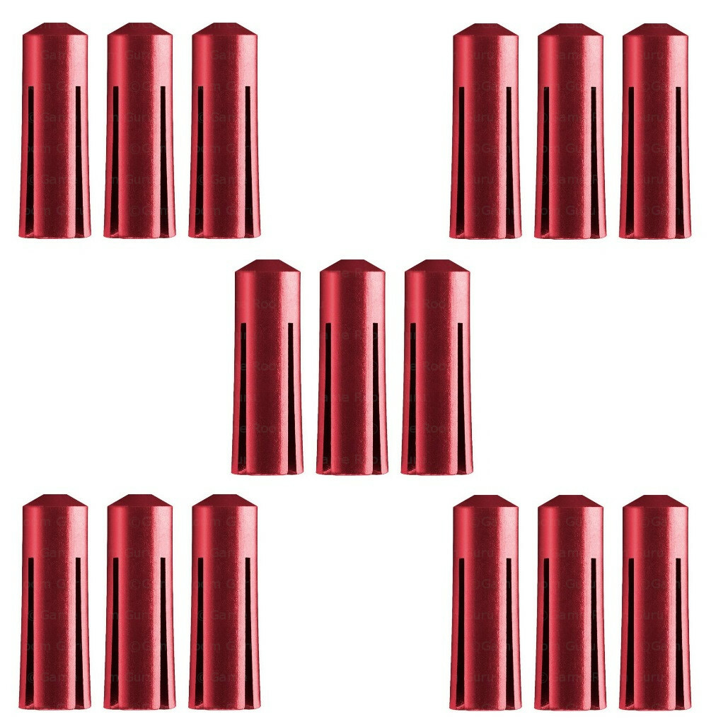 5 Sets Defender Aluminum Smooth Flight Protectors - Ships W/ Tracking - Red